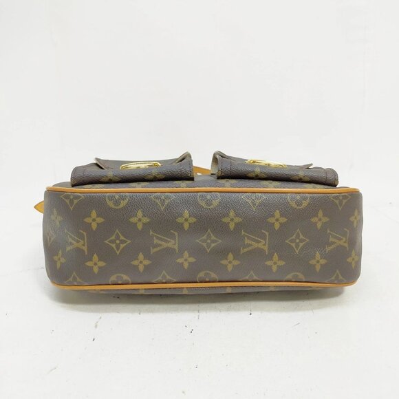 Authentic Louis Vuitton Hudson GM Brown Monogram Shoulder Bag mn999-111825 - Picture 8 of 16
